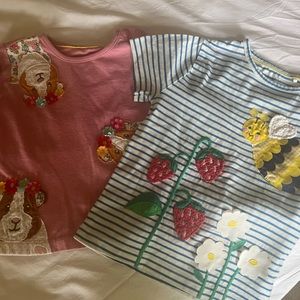2 boden shirts 2/3y